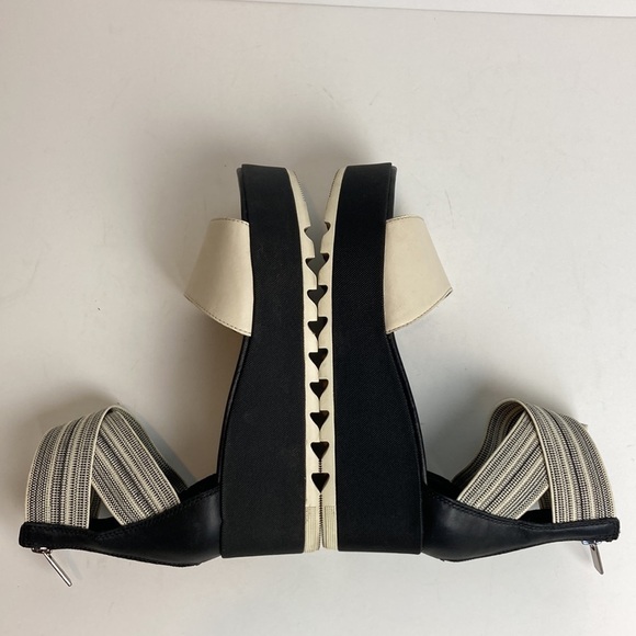 SOREL CAMERON FLATFORM ANKLE STRAP WEDGE SANDAL Size 7 Coastal Vacation Beach - Picture 14 of 15